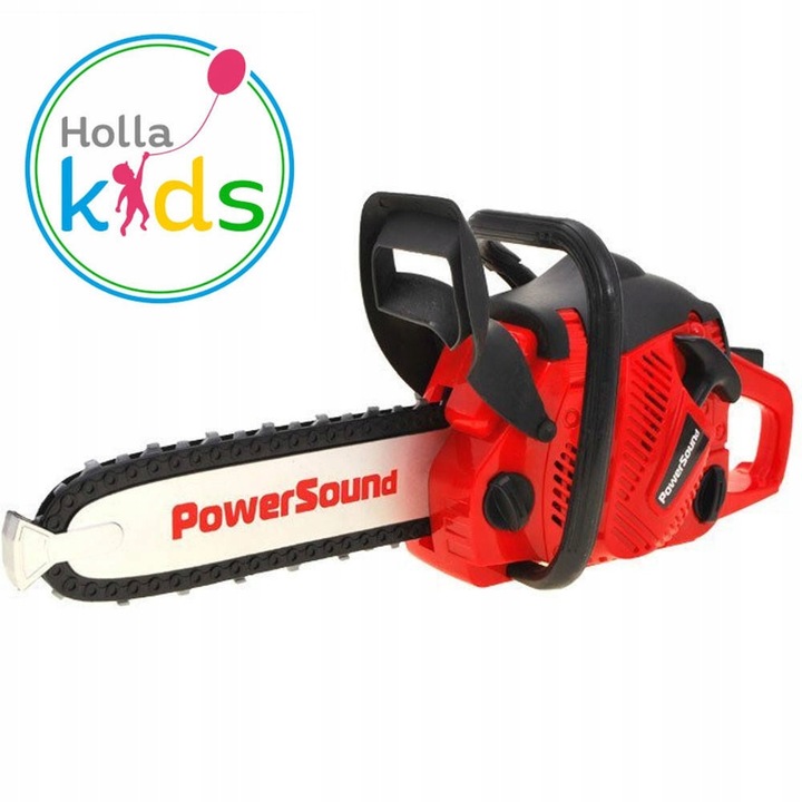 DUŻA PIŁA MOTOROWA SPALINOWA ŁAŃCUCHOWA DLA DZIECI NA BATERIE z DŹWIĘKIEM