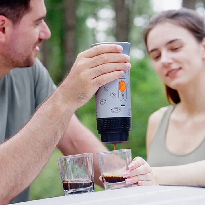 PODRÓŻNY ekspres do kawy mielonej+ na kapsułki CIŚNIENIOWY 20 Bar AEROGOGO