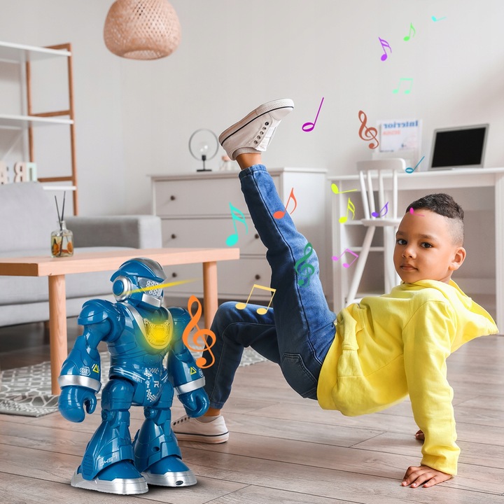 ROBOT ZDALNIE STEROWANY NA PILOTA INTERAKTYWNY TAŃCZY CHODZI ŚPIEWA MUZYKA