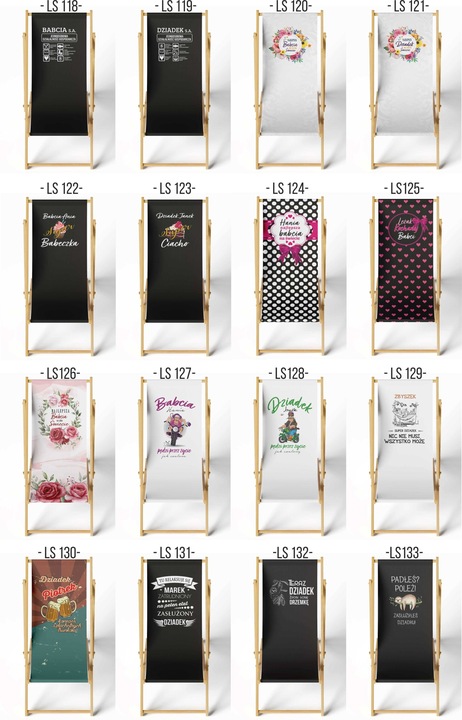 Leżak Prezent na Dzień Babci i Dziadka