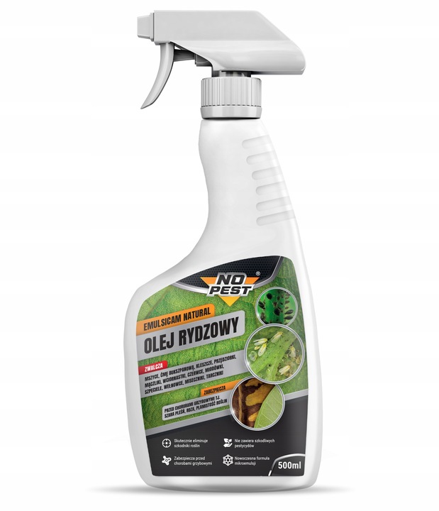 OLEJ RYDZOWY PREPARAT PŁYN NA MSZYCE ĆMĘ PRZĘDZIORKI NO PEST 500ML (3 SZT)