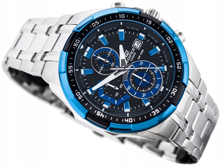 MĘSKI ZEGAREK CASIO EFR-539D-1A2VUEF 100M STOPER