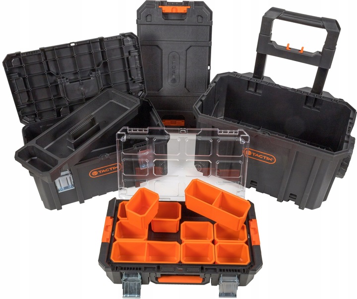 Skrzynka narzędziowa modułowa kołach ZESTAW TACTIX