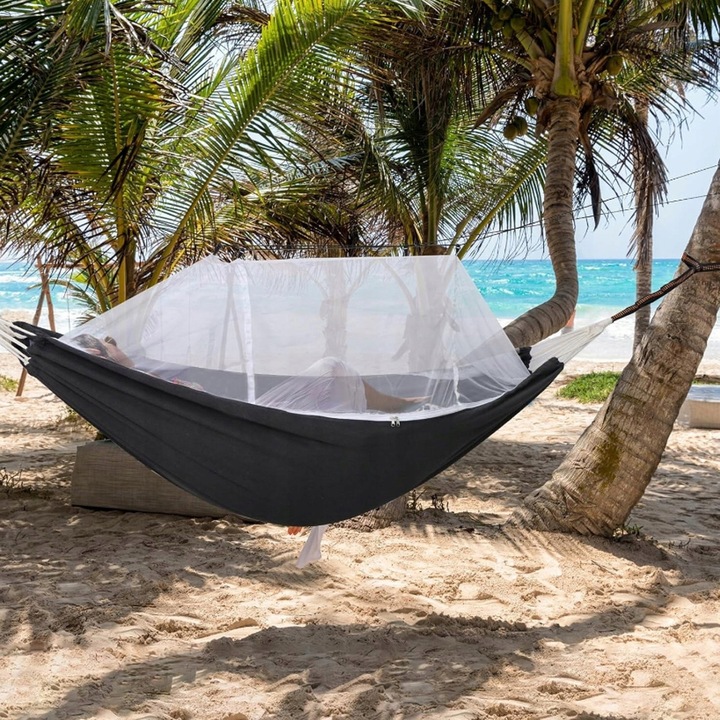 DUŻY HAMAK DWUOSOBOWY XXXL OGRODOWY MOCNY PŁÓCIENNY HAMAK 150X200CM