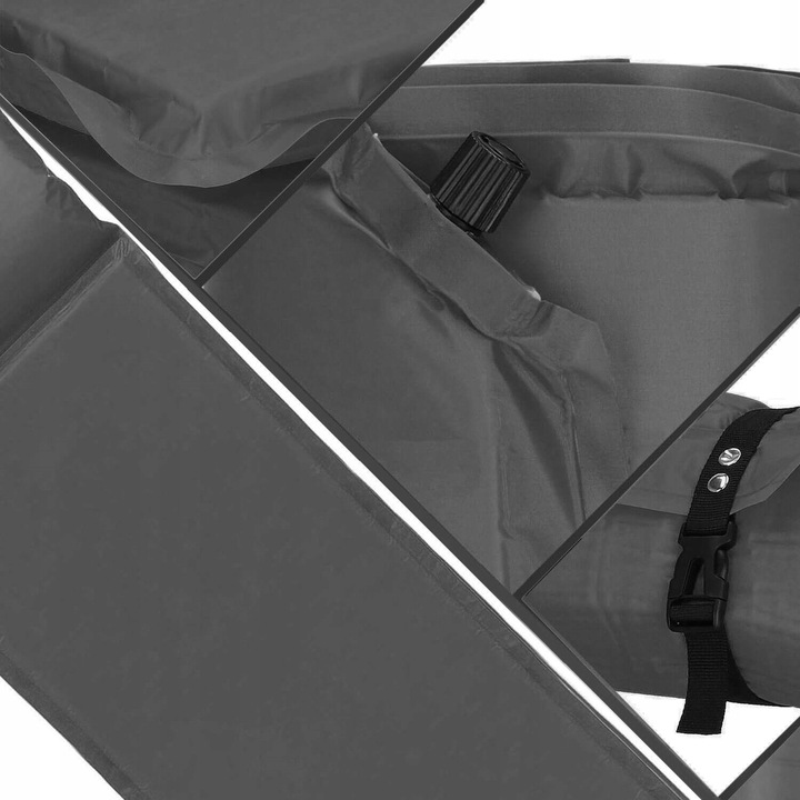 MATA SAMOPOMPUJĄCA KARIMATA 186x53cm Z PODUSZKĄ GRUBA Z POKROWCEM MATERAC