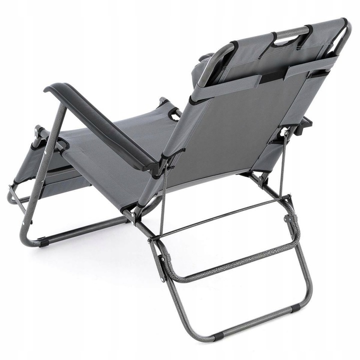 Leżak RC-K-872 metal szary