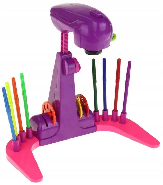 Projektor Rzutnik do Rysowania 32 Slajdy Mazaki Flamaster Szablony