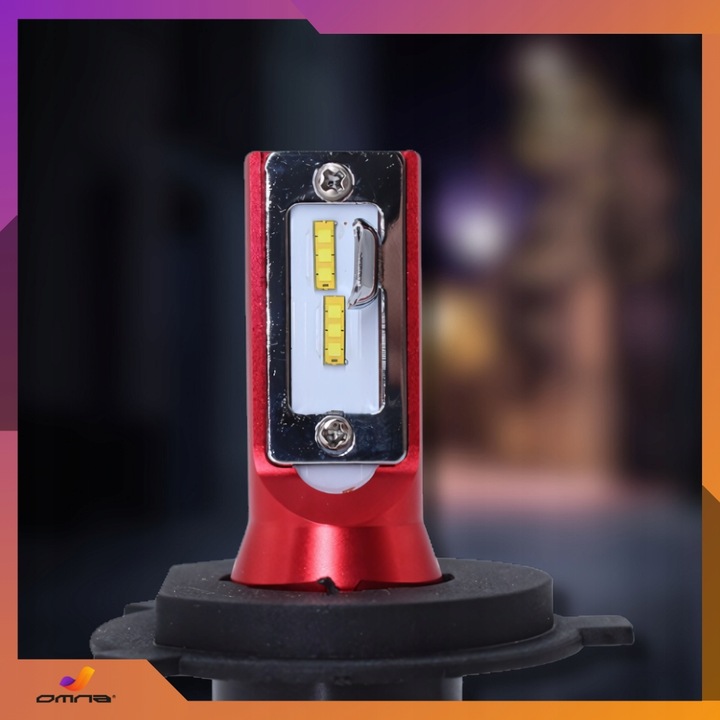 Żarówki samochodowe LED 12V can bus H4 GT COB + 300% super mocne pudełko