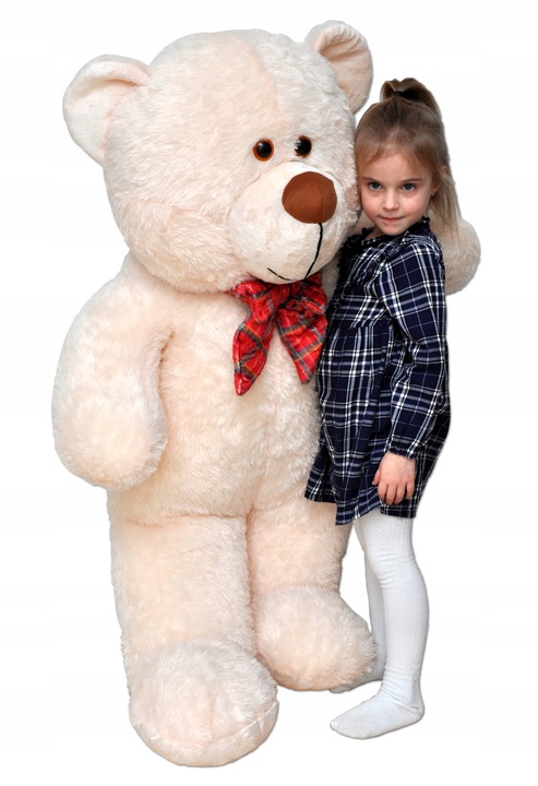 MASKOTKA DUŻY PLUSZOWY MIŚ GIGANT PREZENT 140 cm