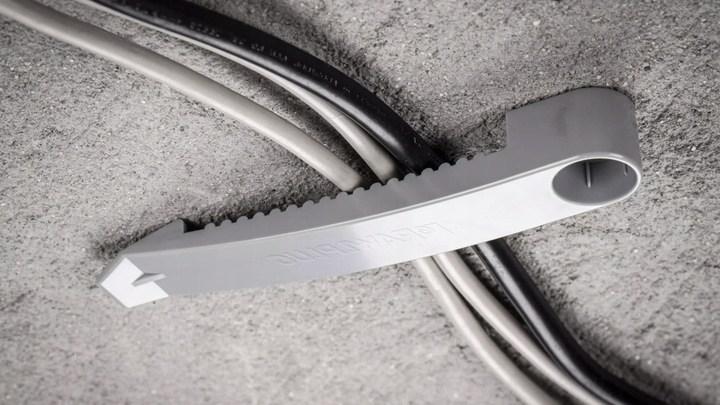 PAŁĄK KABLOWY UCHWYT KABLOWY WZMOCNIONY POJEDYNCZY 127x76mm op. 40 SZTUK