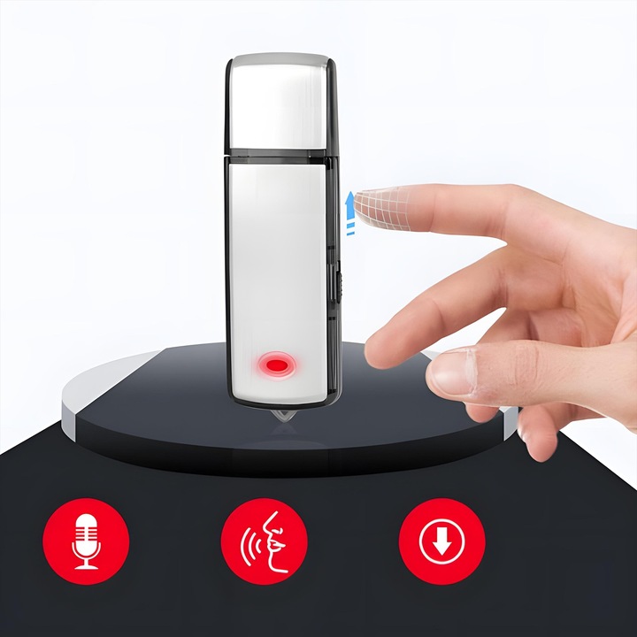 Mini Dyktafon szpiegowski podsłuch PENDRIVE ukryty rejestrator głosu USB