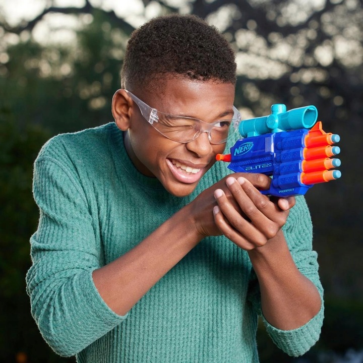 PISTOLET NERF ELITE 2.0 PROSPECT QS-4 WILD EDITION +CELE +OPASKA +STRZAŁKI