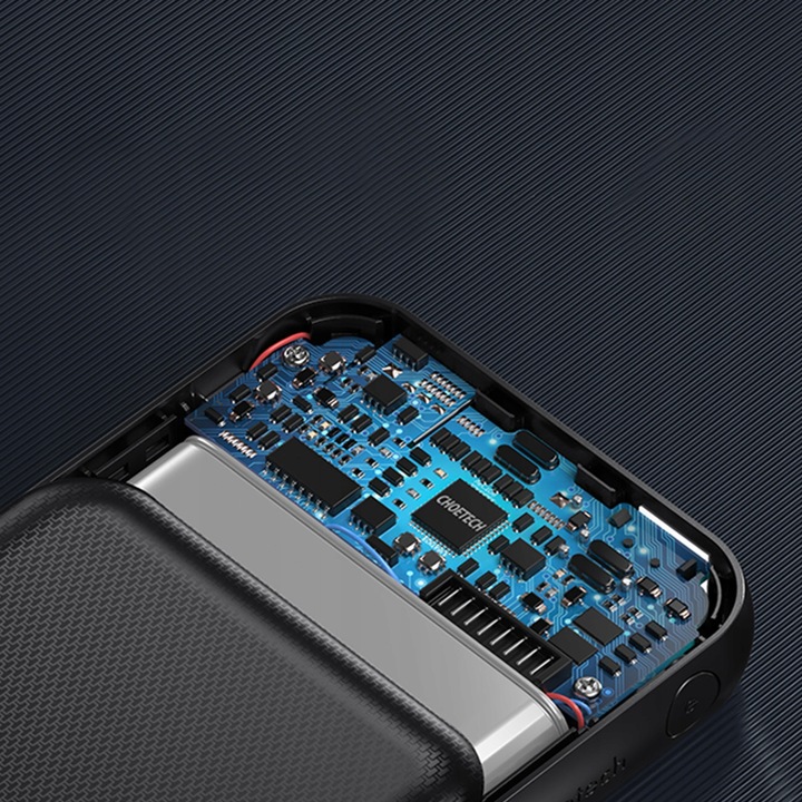 CHOETECH POWERBANK 10000mAh 18W SZYBKI DUŻY POJEMNY POWER BANK USB-C +KABEL