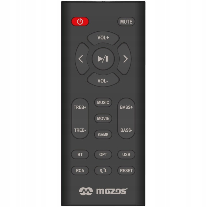 MOZOS AGERA GŁOŚNIKI DO KOMPUTERA TELEWIZORA Z PILOTEM MOCNE PREMIUM OPTYK