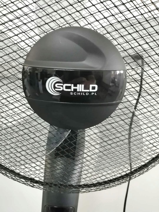 LCD WIATRAK PODŁOGOWY WENTYLATOR STOJĄCY PILOT XXL SOLIDNY I MOCNY SCHILD