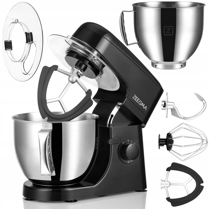ROBOT kuchenny planetarny WIELOFUNKCYJNY MIKSER 2200W DUŻA misa 6,5L Zeegma