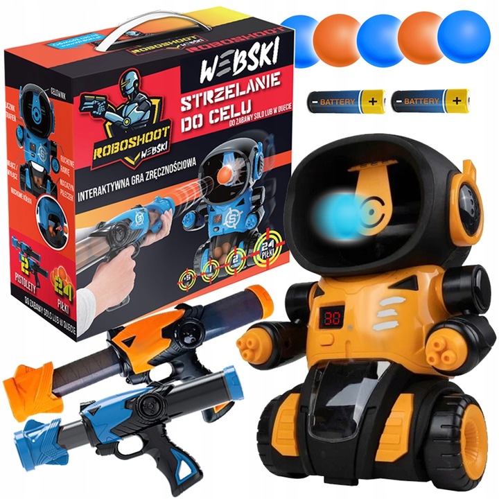 Zabawka Dla Dzieci Strzelanie do Celu Robot Roboschoot Licznik Punktów