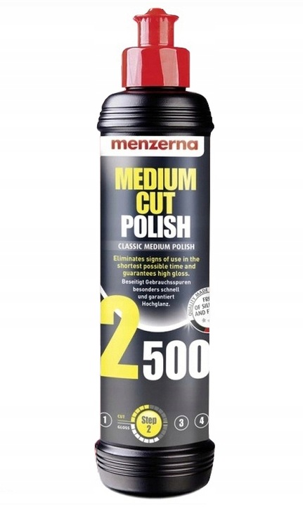 3x Pasta Polerska Menzerna Polerowanie Lakieru Polerka Auta Rys Gąbki 250ml