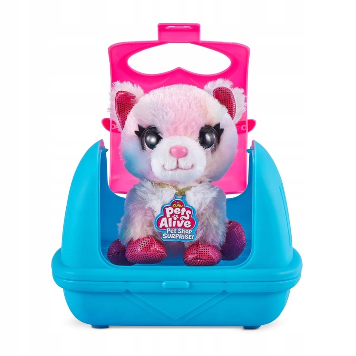 PETS ALIVE INTERAKTYWNY KOT ZABAWKA Z FUNKCJĄ MÓWIENIA I POWTARZANIA ZURU