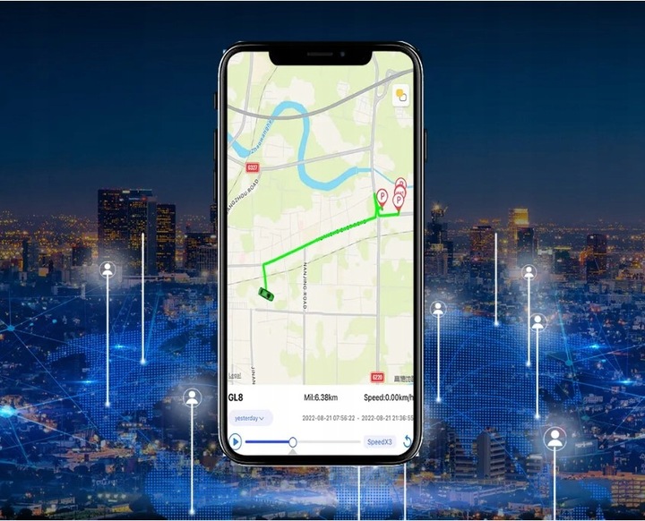 LOKALIZATOR GPS SINOTRACK ST909 Z ŁADOWARKĄ USB SERWER APP BEZ ABONAMENTU