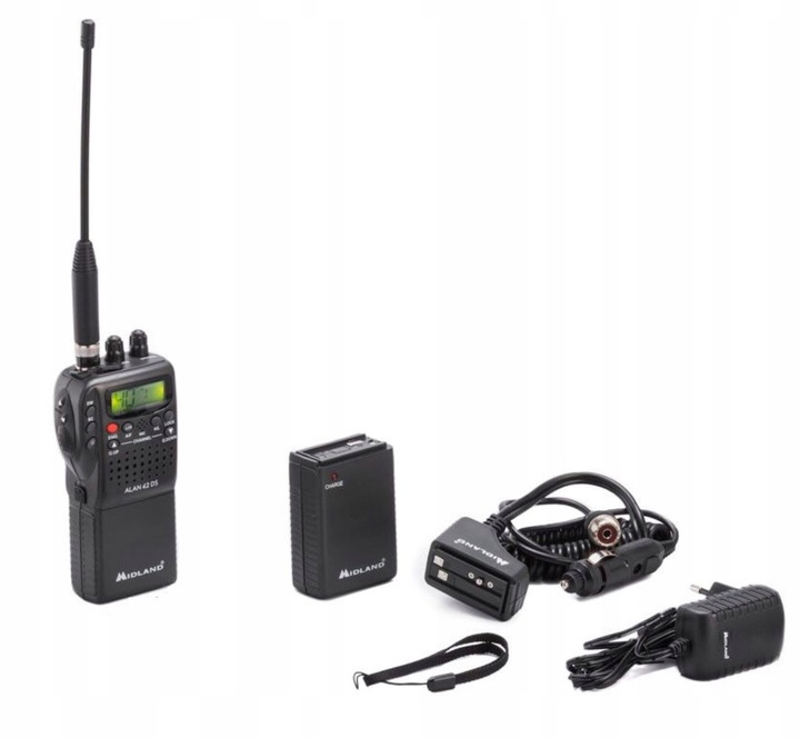 ALAN 42 DS CB RADIO RĘCZNE ADAPTER RĘCZNIAK X7H
