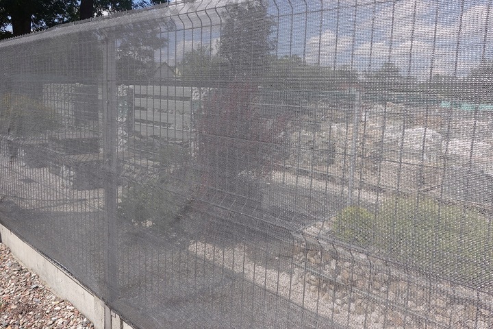 Siatka Maskująca Ogrodzenie Płot 1,5x15m Balkon Grafitowa Osłona Od Wiatru