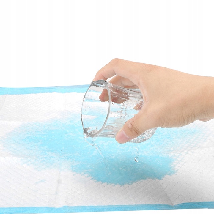 PODKŁADY HIGIENICZNE CHŁONNE MATY DLA PSA DO SIKANIA GRUBE 60x45cm 100 SZT