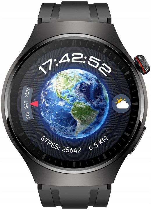 Zegarek KARDIOWATCH Ciśnieniomierz Asystent Glukozy EKG Analiza Krwi AMOLED