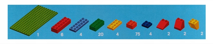 KLOCKI KONSTRUKCYJNE UNICO POJEMNIK Z PŁYTKĄ 120 ELEMENTÓW KOMPATYBILNE