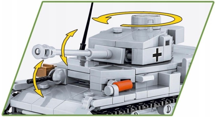 Historical Collection WWII Czołg Panzer COBI 2714