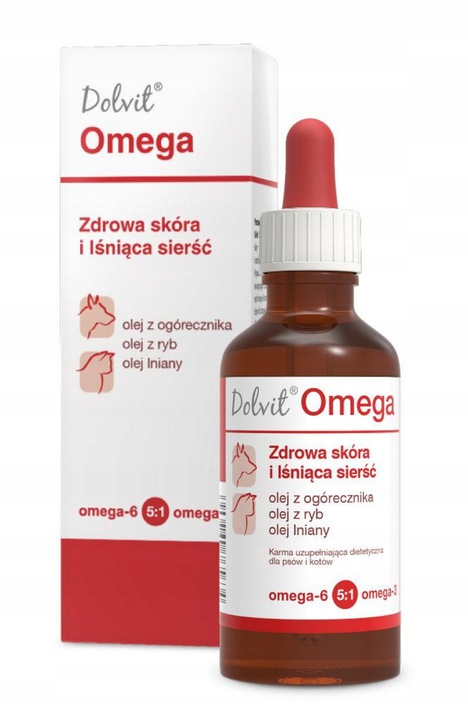 DOLFOS Dolvit Omega 50ml Na skórę i sierść