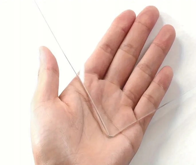 MATA OHRONNA NA STÓŁ BLAT PODKŁADKA PRZEZROCZYSTA MIĘKKIE SZKŁO 1MM 60X120