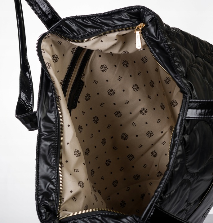 TOREBKA Damska MONNARI Duża Torba SHOPPER BAG Pojemna LOGO Premium Pikowana