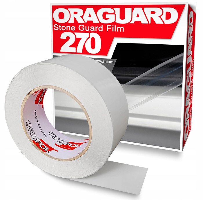 TAŚMA FOLIA Ochronna na PROGI 80mm x 5m GRUBA PPF