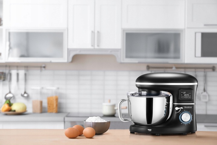 Robot planetarny z podgrzewaną misą Kuchenny Czarny MISA 6L DUŻA MOC 3000W