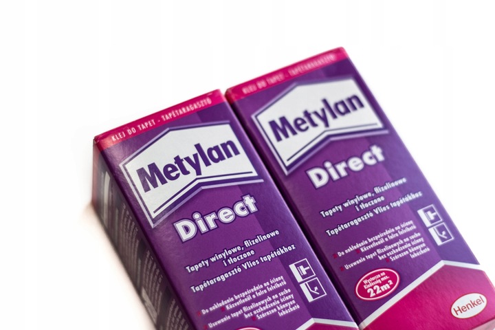 Klej do tapet na podkładzie flizelinowym, na flizelinie Metylan Direct 400g