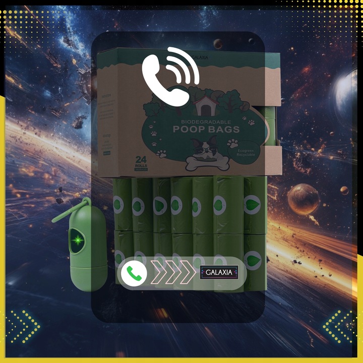 WORECZKI Na Psie Odchody BIODEGRADOWALNE Worki na Kupy BIO + ETUI 360 sztuk