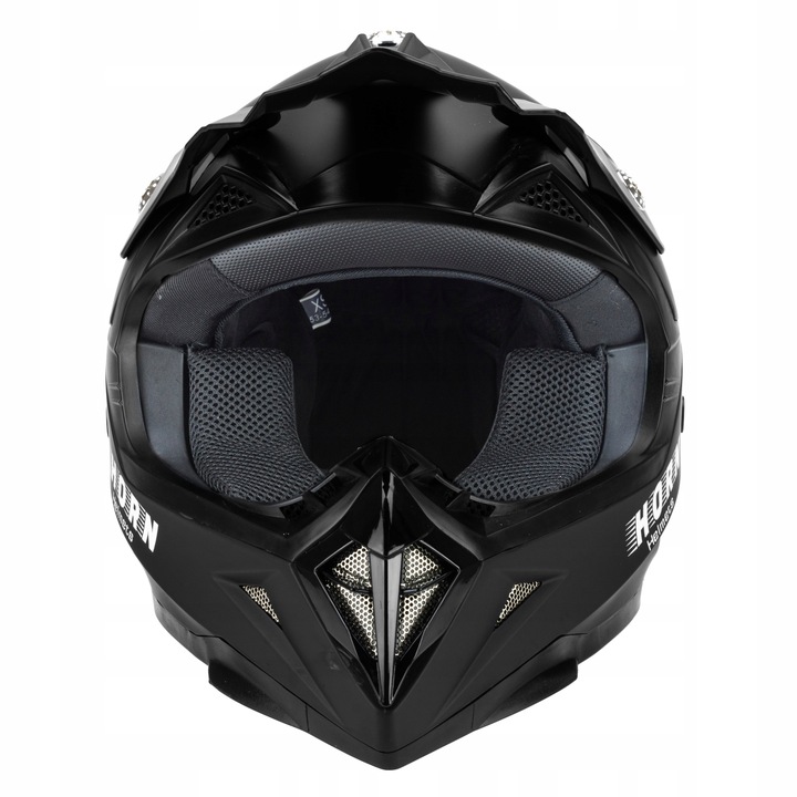 JUNIOR KASK MOTOCYKLOWY CROSS HORN QUAD + GOGLE XS (YS 48-49CM)