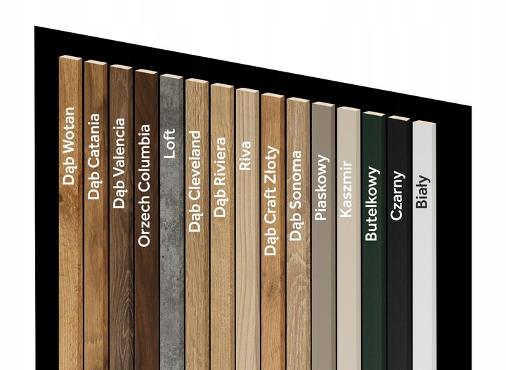 Lamele na Płycie Ścienne 135x46 Panele Dekoracyjne PREMIUM DĄB Różne Kolory