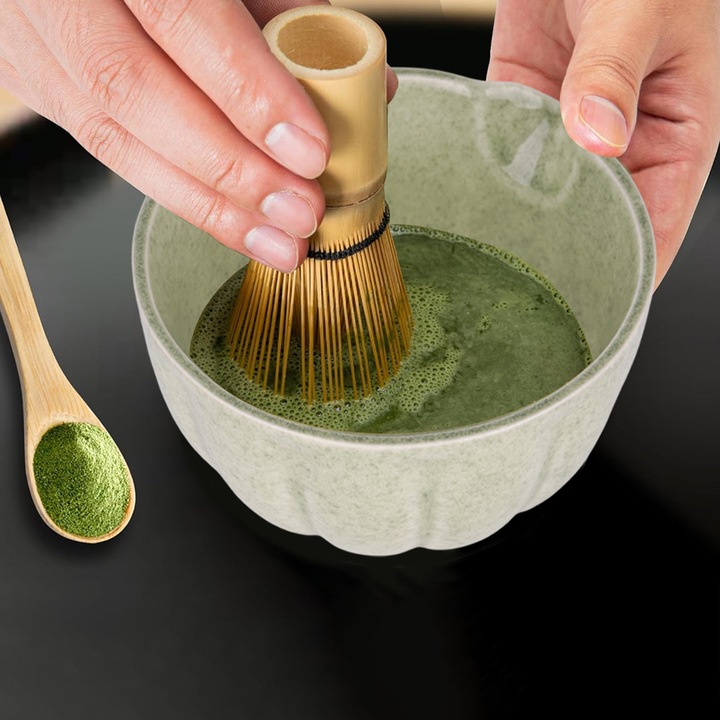 ZESTAW PREZENTOWY DO HERBATY MATCHA ZESTAW DO PARZENIA MATCHY 5 SZT.