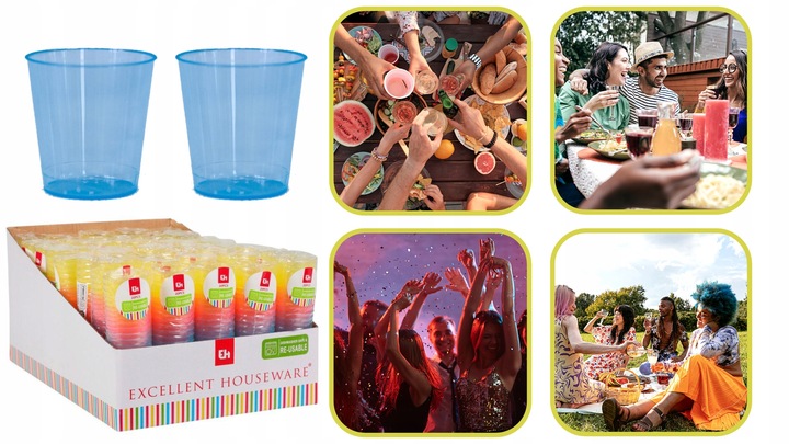 Plastikowe kieliszki do shotów wódki 20 szt 30ml