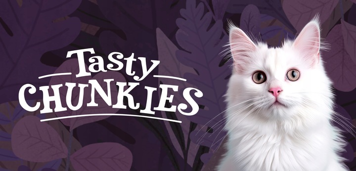 Bezzbożowa Karma dla kota TASTY CHUNKIES MIX SMAKÓW 84% MIĘSA 12+12 GRATIS