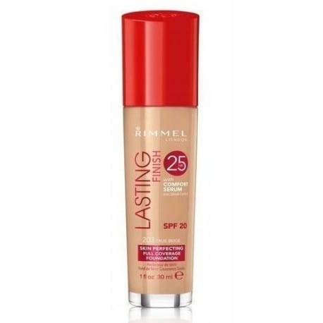 RIMMEL FLUID LASTING FINISH 203 TRUE BEIGE