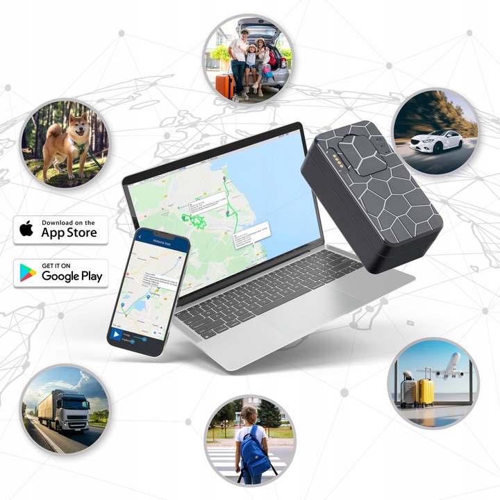 Lokalizator GPS 80 DNI 4G BEZ ABONAMENTU MAGNES ŚLEDZENIE PODSŁUCH MK50M