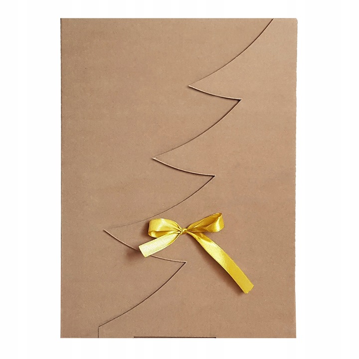 50 SZT - 1 SZT 13,80 BRUTTO PUDEŁKO PREZENTOWE 35x25x15 CM CHOINKA 1513