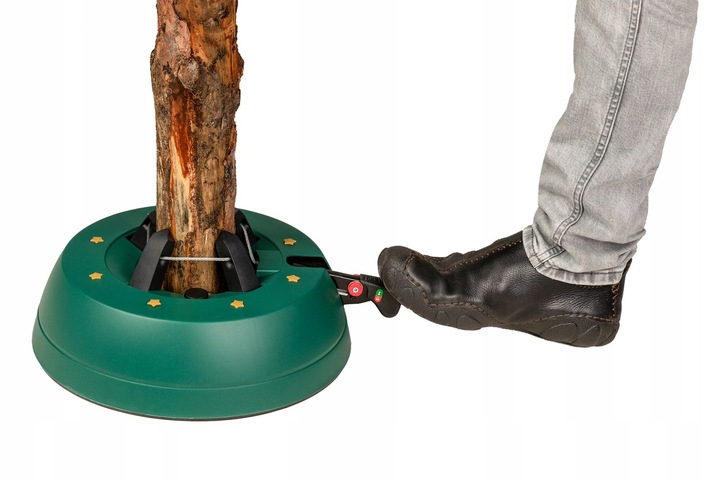 Stojak pod choinkę STABILNY PODSTAWA POD DRZEWKO ZIELONA DO 2,5 METRÓW