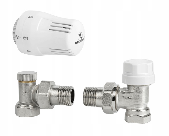 Zestaw termostatyczny kątowy Diamond ART.412.ZEST