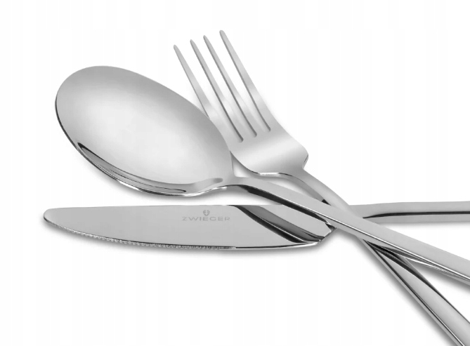 ZWIEGER SLIM ZESTAW SZTUĆCÓW 24 EL 6 OSÓB POŁYSK STAL 18/10