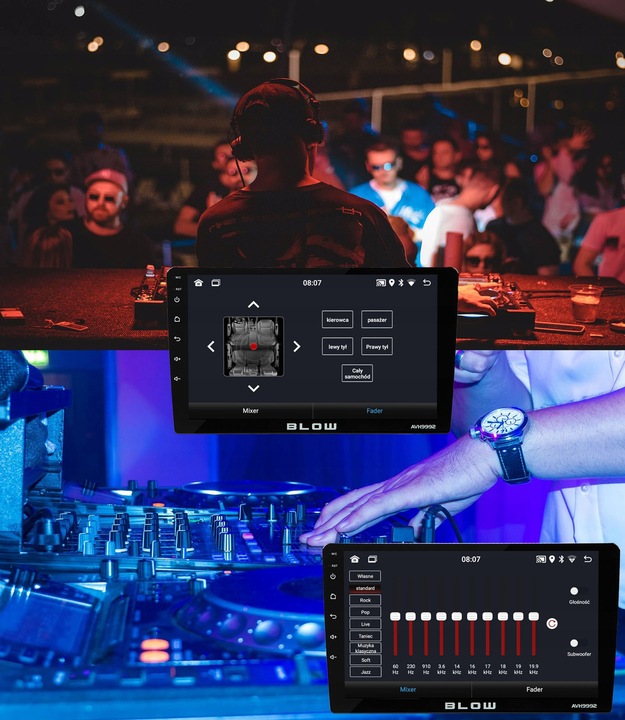 RADIO SAMOCHODOWE ANDROID BLUETOOTH 2 DIN 9 CALI GPS CARPLAY MIRROR LINK