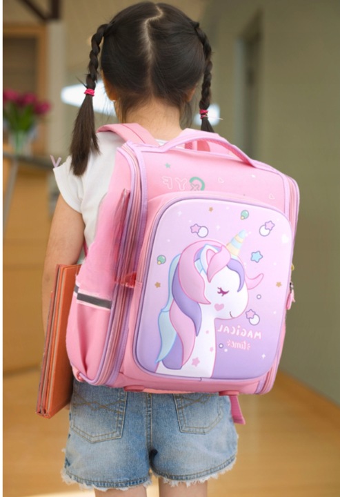 PLECAK PRZEDSZKOLNY PLECACZEK DLA DZIEWCZYNKI JEDNOROŻEC POJEMNY